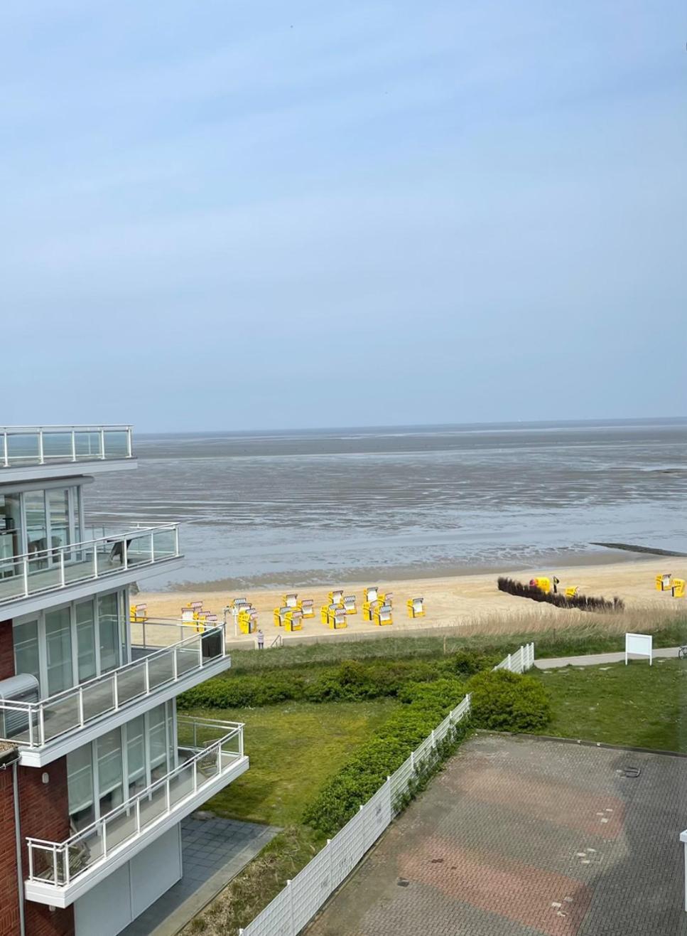 Traumhafte Ferienwohnung - Direkter Meerblick - 50M Zum Strand In Cuxhaven Duhnen In 1A Lage Im Haus Seehuette 外观 照片