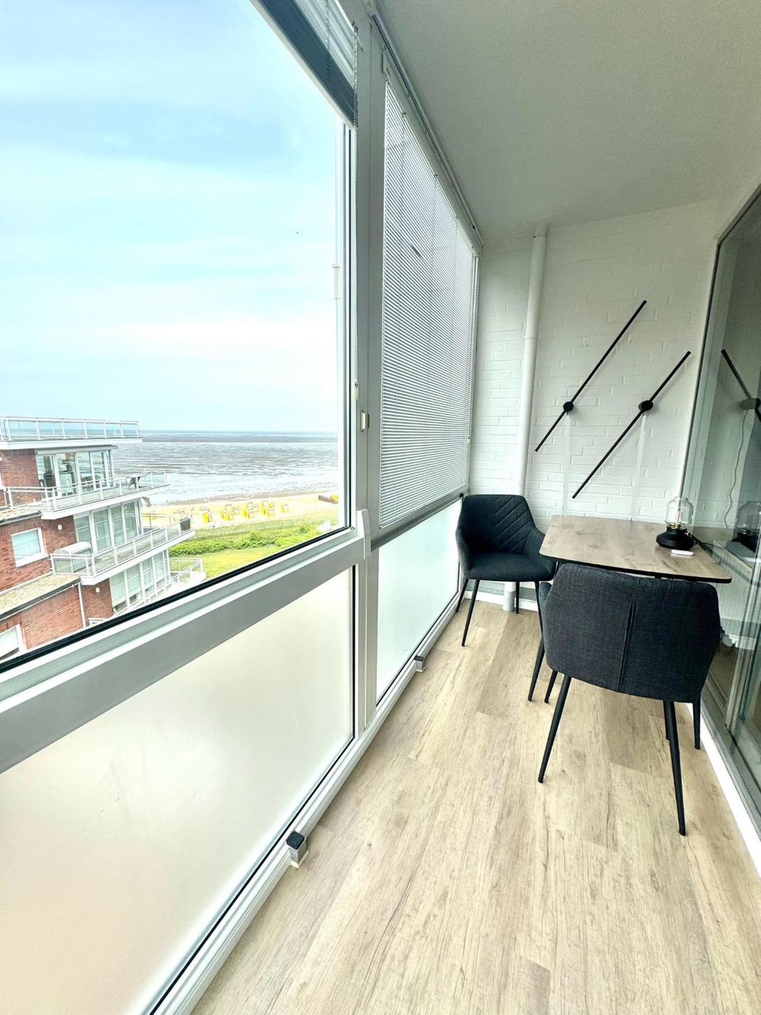Traumhafte Ferienwohnung - Direkter Meerblick - 50M Zum Strand In Cuxhaven Duhnen In 1A Lage Im Haus Seehuette 外观 照片